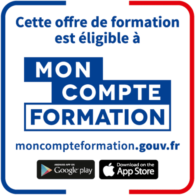 Cette offre de formation est éligible à Mon Compte Formation